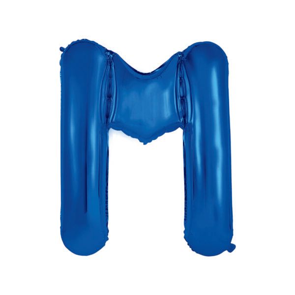 34&quot; Letter M Blue