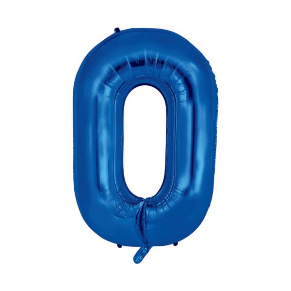 34&quot; Letter 0 Blue