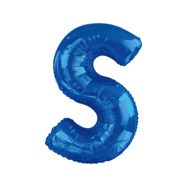 34&quot; Letter S Blue