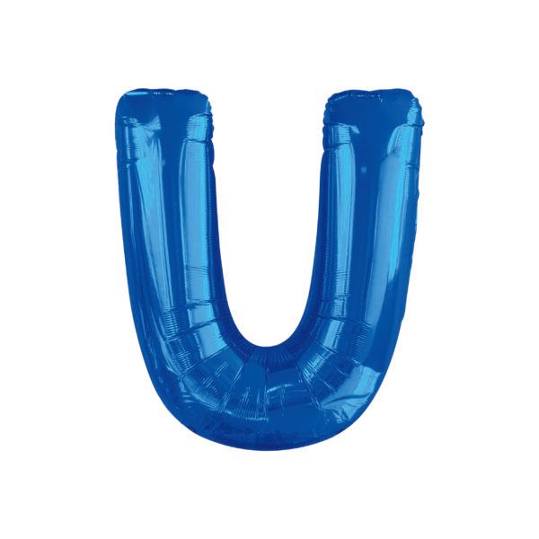 34&quot; Letter U Blue