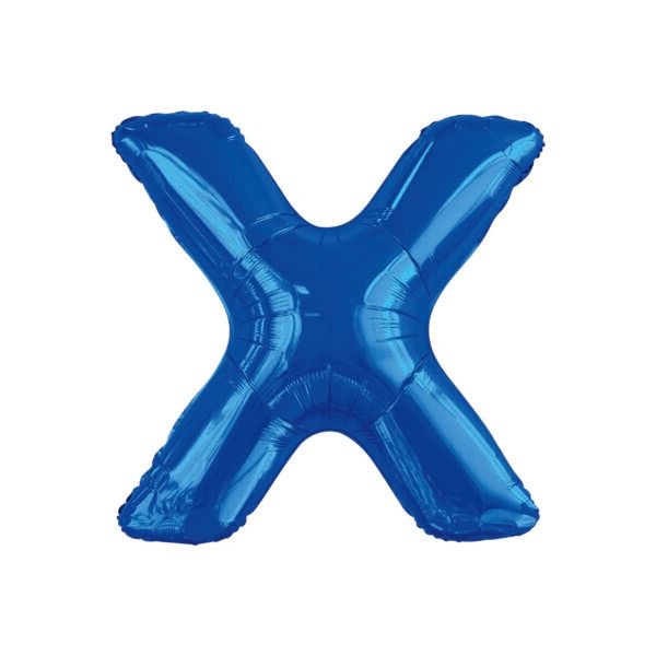 34&quot; Letter X Blue