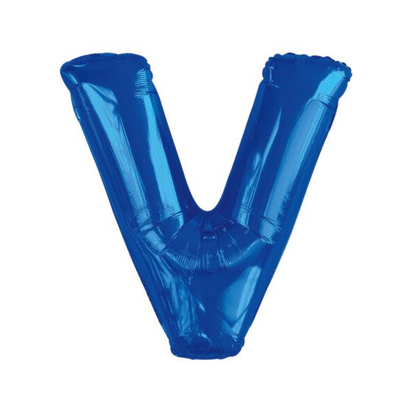 34&quot; Letter V Blue