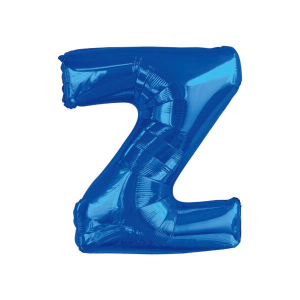 34&quot; Letter Z Blue