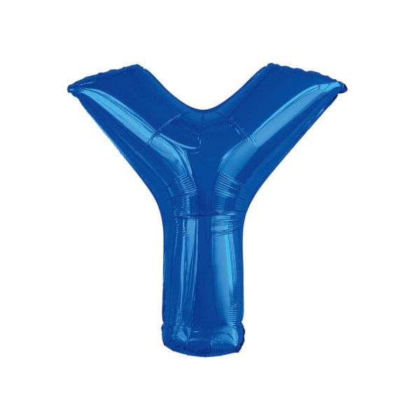34&quot; Letter Y Blue