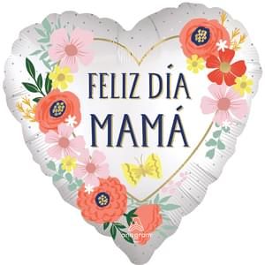 18&quot; Satin Feliz Dia Mama bloom