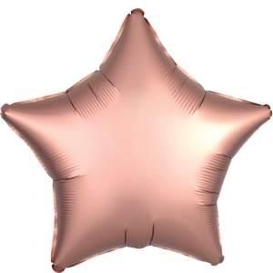 19&quot; Rose Copper Satin Luxe Star