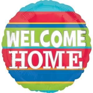 18&quot; Welcome Home Colorful Stripes HX