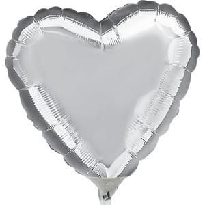 Silver Heart 9&quot; Mini