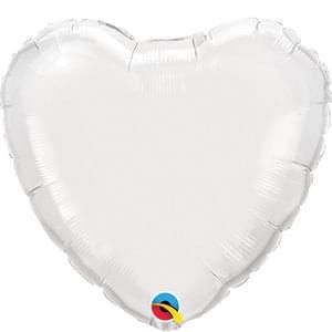 White Heart 9&quot; Mini