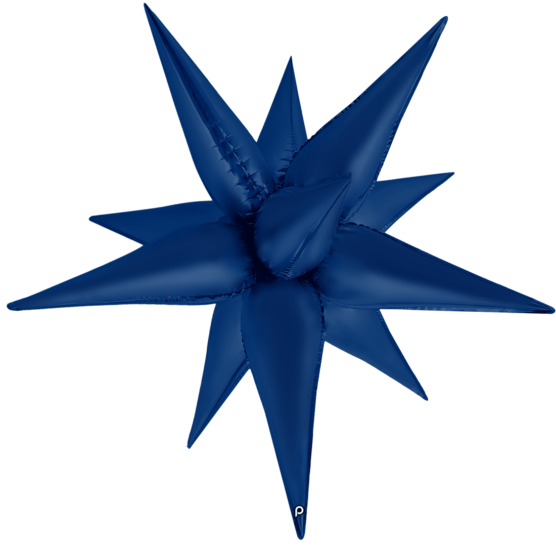 40&quot; Navy Satin Prima Starburst
