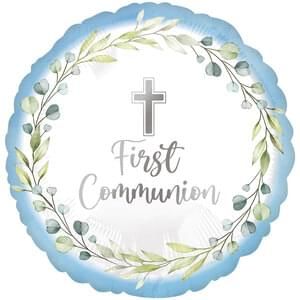 18&quot; My First Communion Blue