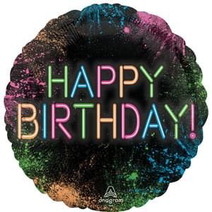 18&quot; Let&#39;s Glow Crazy Birthday