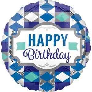 18&quot; Birthday Tie Pattern