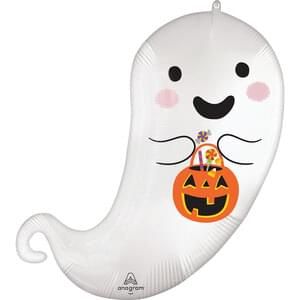 Satin Trick Or Treat Ghost Super Shape