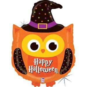 32&quot; Halloween Owl Holographic Shape