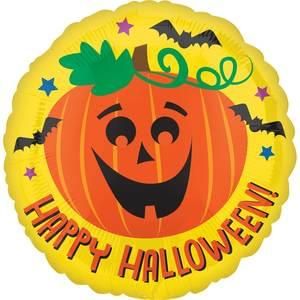 18&quot; Hallooween Pumpkin &amp; Bats