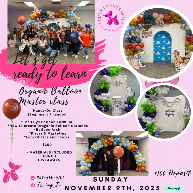 Our Very Own Lilys Hands On MasterClass Sunday November 9th 2025