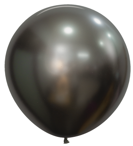 24&quot; Sempertex Silk Midnight Gray (3 Per Bag)