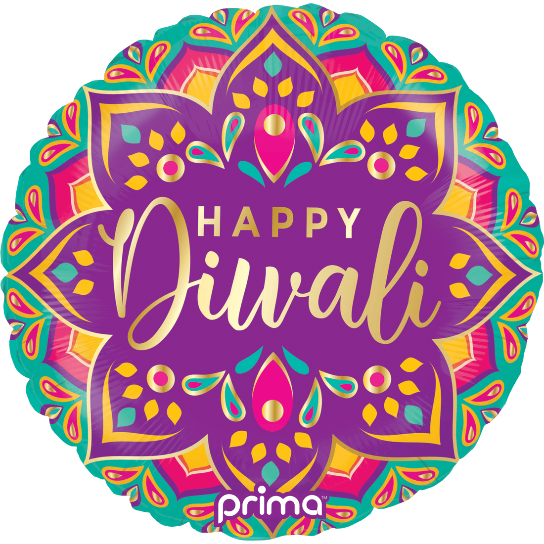 18&quot; Round Happy Diwali
