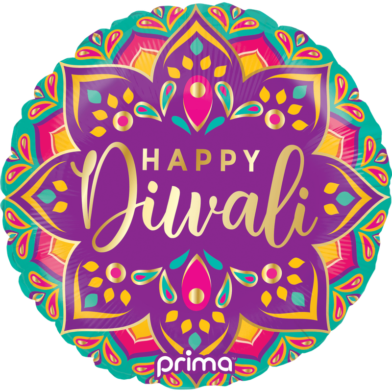 18&quot; Round Happy Diwali