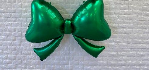 Green Bow Balloon 40&quot;