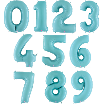 Betallic 34&quot; Pastel Blue Numbers