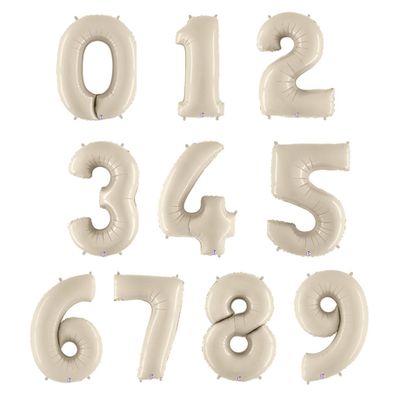 Betallic 34&quot; White Sand Numbers