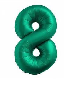 34&quot; Number 8 Forest Green