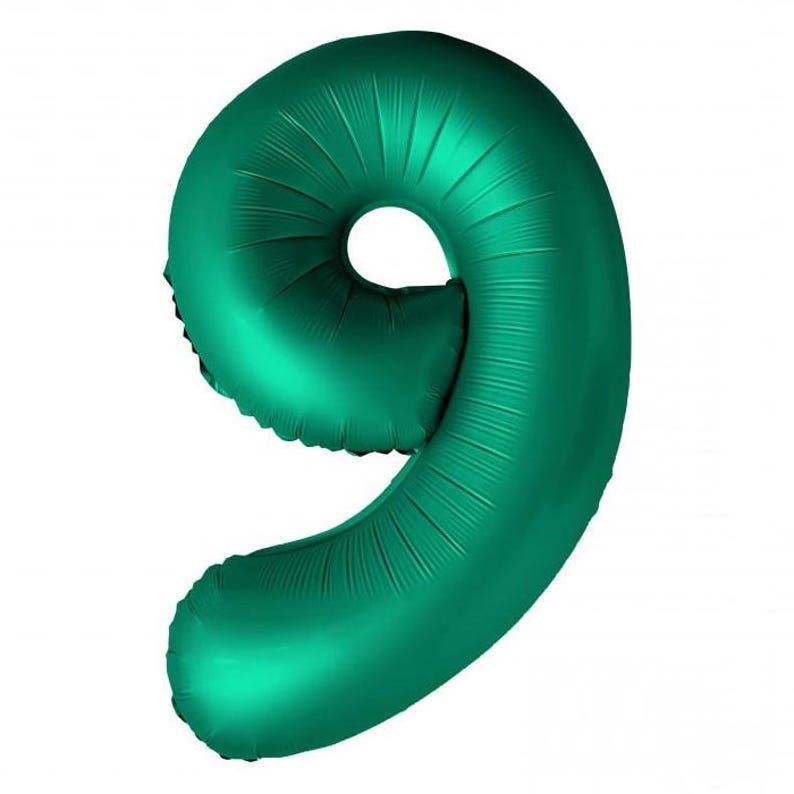 34&quot; Number 9 Forest Green