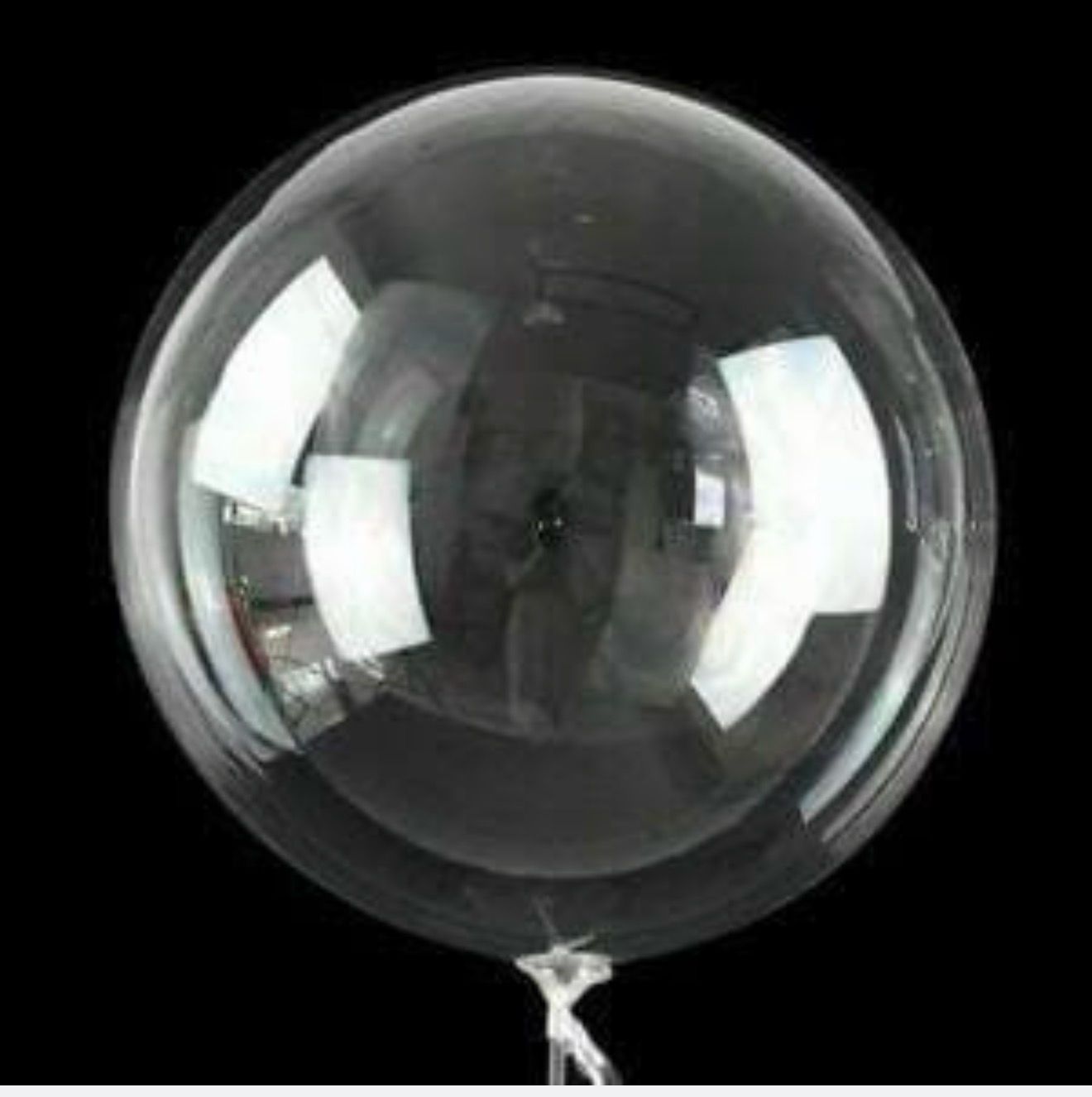 18” Clear Bubble Balloon (12 Per Bag)