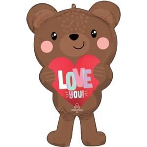 Satin Love Bear Super Shape