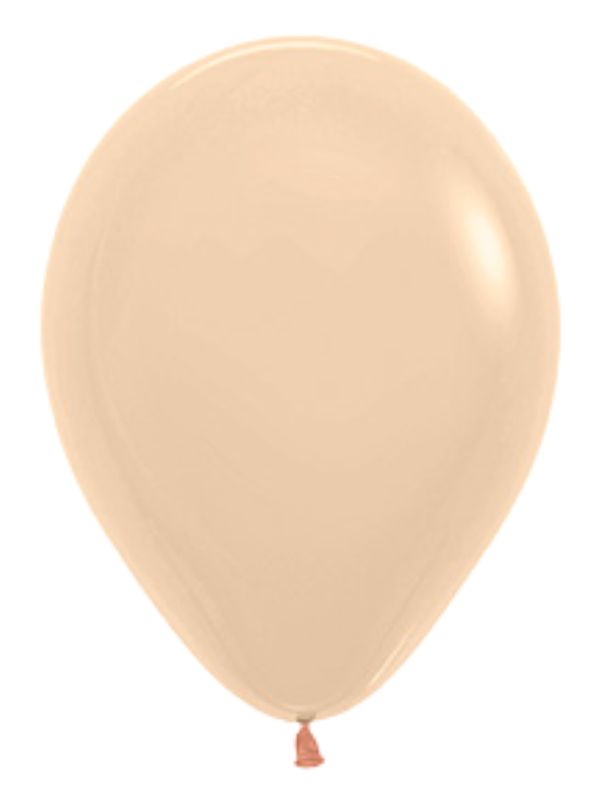 12" Sempertex Pastel Matte Malibu Peach (50 Per Bag)