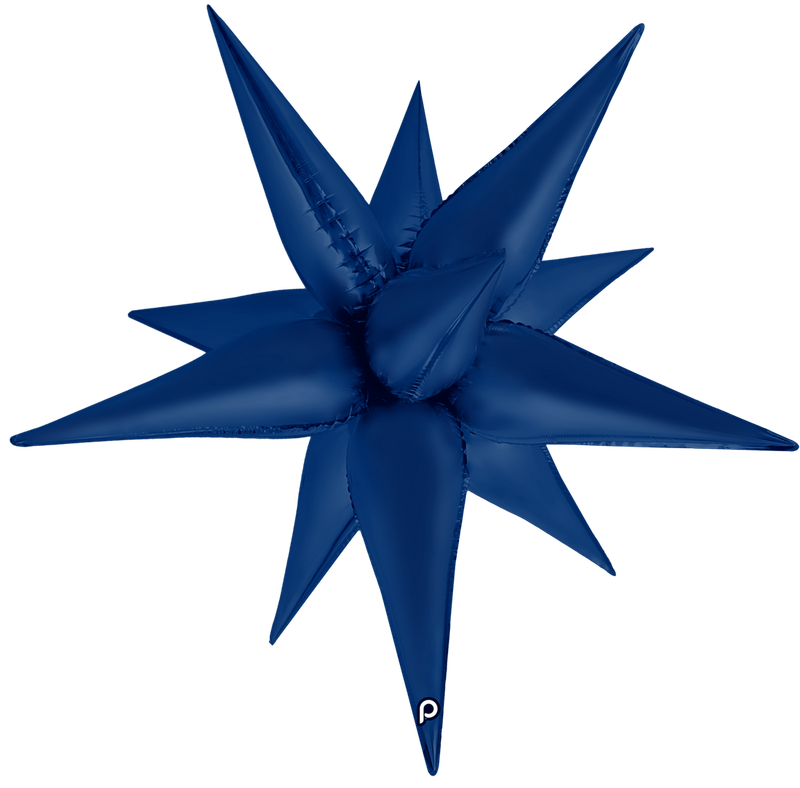 26" Blue Satin Prima Starburst