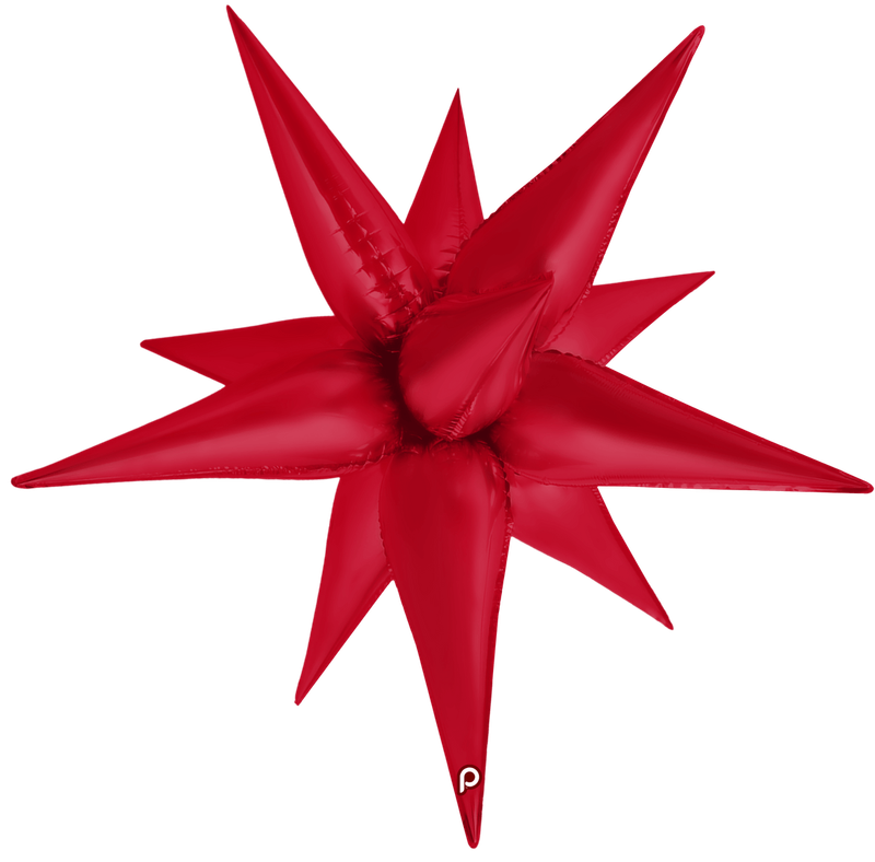 40" Red Satin Prima Starburst