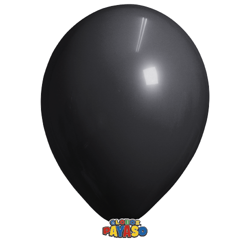 Globos Payaso 12" Black (50 Per Bag)