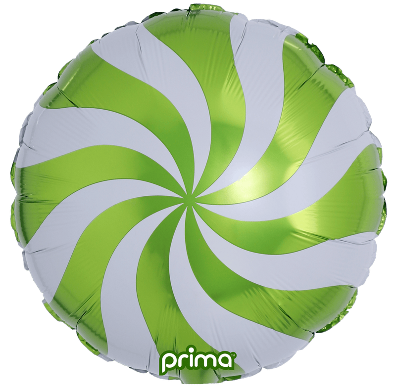 Prima 18" Lime Green Candy Swirl