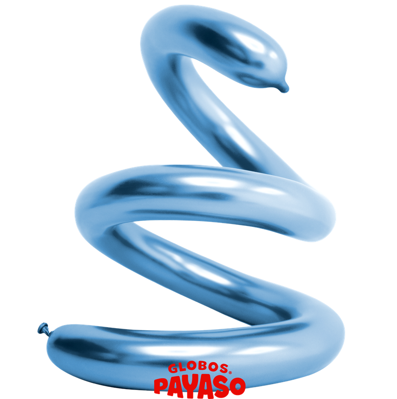 Globos Payaso 270 Platinum Reflex Blue (100 Per Bag)