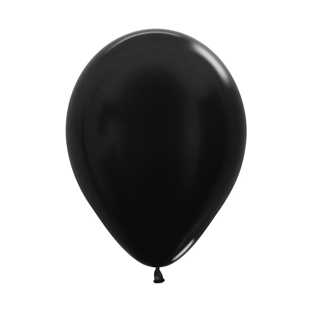 12" Sempertex Black (50 Per Bag)