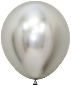 18" Sempertex Reflex Silver (6 Per Bag)