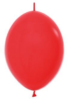 6" Sempertex Red Link-O-Loon (50 per Bag)