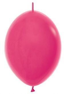 12" Sempertex Fuchsia Link-O-Loon (50 Per Bag)