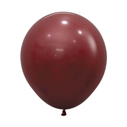 18" Sempertex Fashion Merlot (6 per Bag)