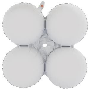 30" White Quad