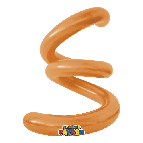 Globos Payaso 270 Pastel Orange (100 Per Bag)