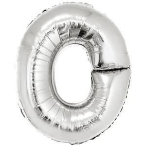 16" Letter O Silver