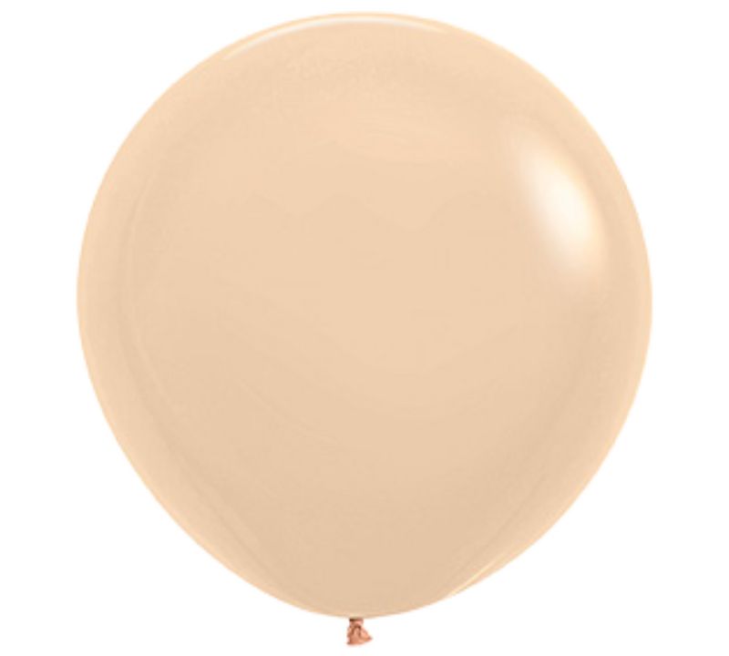 24" Sempertex Pastel Matte Malibu Peach (3 Per Bag)