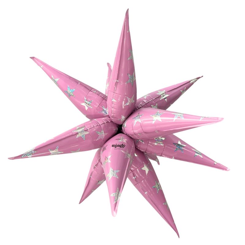 Charmed: Pink Sparkle Starburst 40"