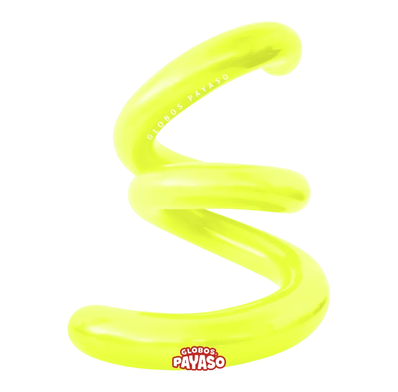 Globos Payaso 270 Neon Yellow (100 Per Bag)