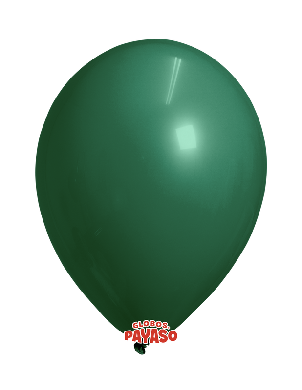 Globos Payaso 16" Forest Green (50 Per Bag)