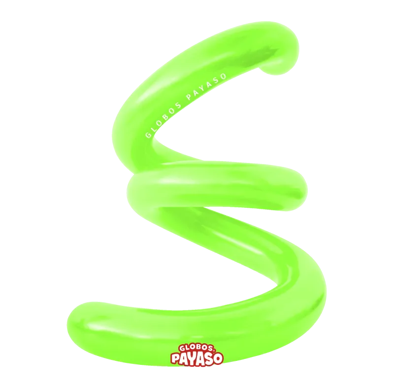 Globos Payaso 270 Neon Green (100 Per Bag)
